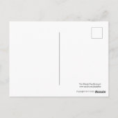 "IK BEN BANANA-MAN!" Briefkaart (Achterkant)