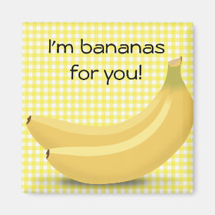 Ik ben Bananen voor jou, Cute Love Magnet Magneet