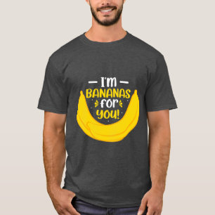 Ik ben bananen voor jou t-shirt