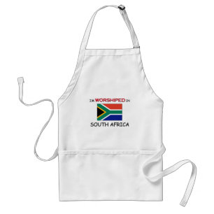 Ik ben bang in ZUID-AFRIKA Standaard Schort