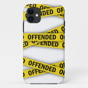 Ik ben beledigd politie tape niet kruisen iPhone 11 hoesje