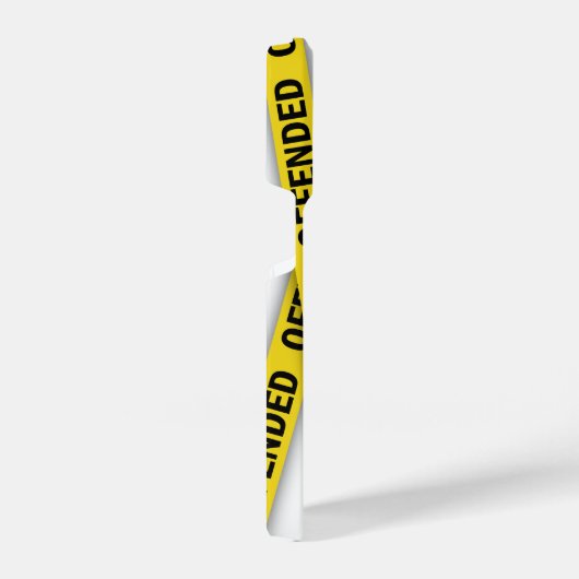 Ik ben beledigd politie tape niet kruisen iPhone hoesje (Rechterkant)