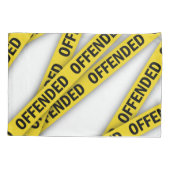 Ik ben beledigd politie tape niet kruisen kussensloop (Achterkant)