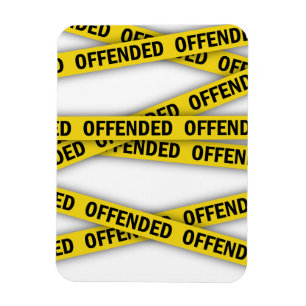 Ik ben beledigd politie tape niet kruisen magneet