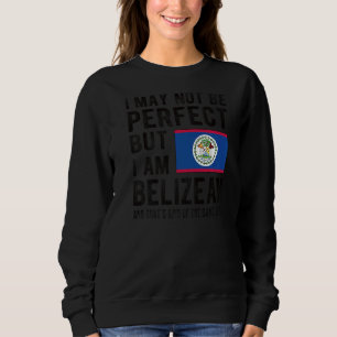 Ik ben Belizean Flag Belize Heritage Belizean Root Trui
