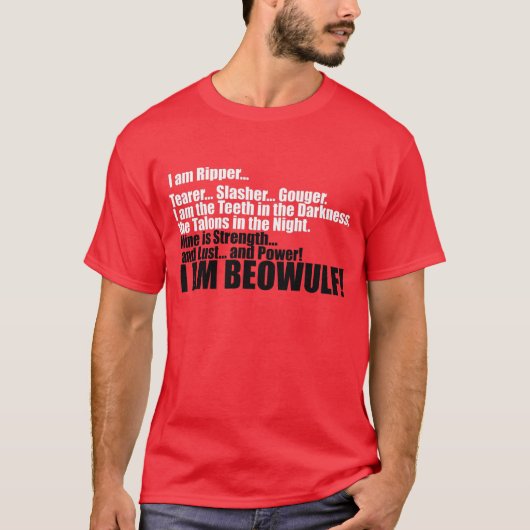 IK BEN BEOWULF T-SHIRT (Voorkant)