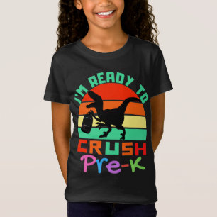 IK BEN BEREID OM PRE-K TE VERPLETTEN - COOLE DINOS T-SHIRT