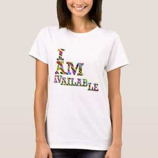 Ik ben beschikbaar T-shirt