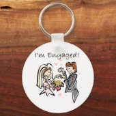 Ik ben betrokken sleutelhanger (Voorkant)