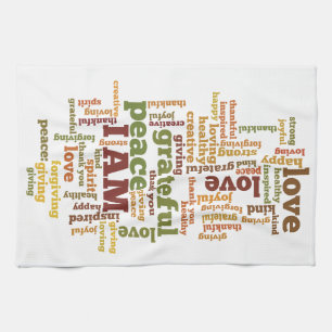 Ik ben bevestigend theedoek