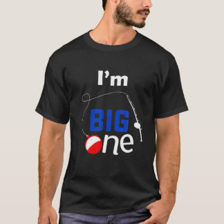 Ik ben Big One Party Birthday Family Funny Vist Cu T-shirt
