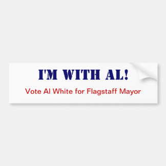 Ik ben bij Al Bumpersticker