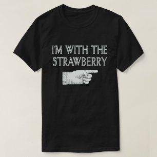 Ik ben bij de Aardbei-paarse halloween T-shirt