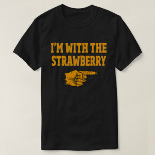 Ik ben bij de Aardbei-paarse halloween T-shirt
