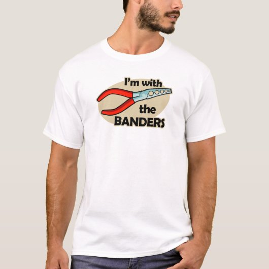 Ik ben bij de Banders T-shirt (Voorkant)