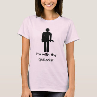 Ik ben bij de gitarist t-shirt
