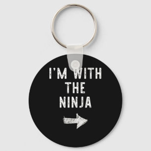 Ik ben bij de Ninja Costume Halloween Matching Cou Sleutelhanger