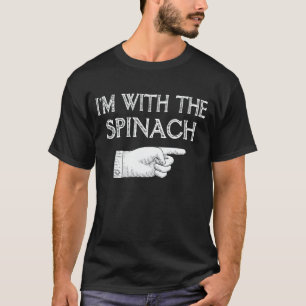 Ik ben bij de spinazie Graphy Couple Halloween T-shirt