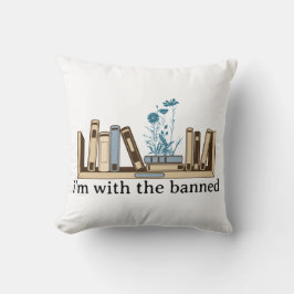 Ik ben bij de verboden boeken-grappig kussen