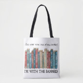 Ik ben bij de verboden literaire Canvas tas (Voorkant)