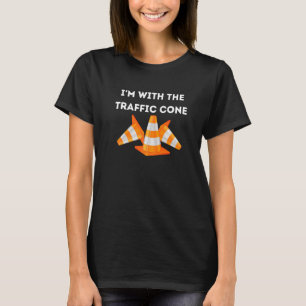 Ik ben bij de verkeerskone Costume Funny Halloween T-shirt