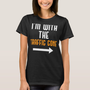 Ik ben bij de verkeerskone Costume Funny Halloween T-shirt