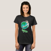 Ik ben bij haar Erde Planet Climate Change Environ T-shirt (Voorkant volledig)