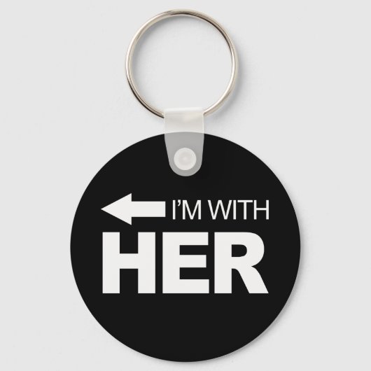 Ik ben bij haar (links)...png sleutelhanger (Voorkant)