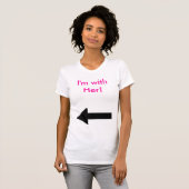 Ik ben bij haar. t-shirt (Voorkant volledig)