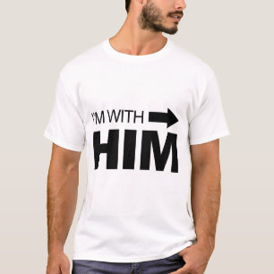 Ik ben bij hem (juist) t-shirt