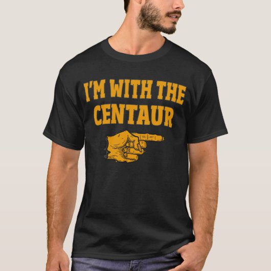 Ik ben bij het centrum dat Halloween Costume aanpa T-shirt (Voorkant)