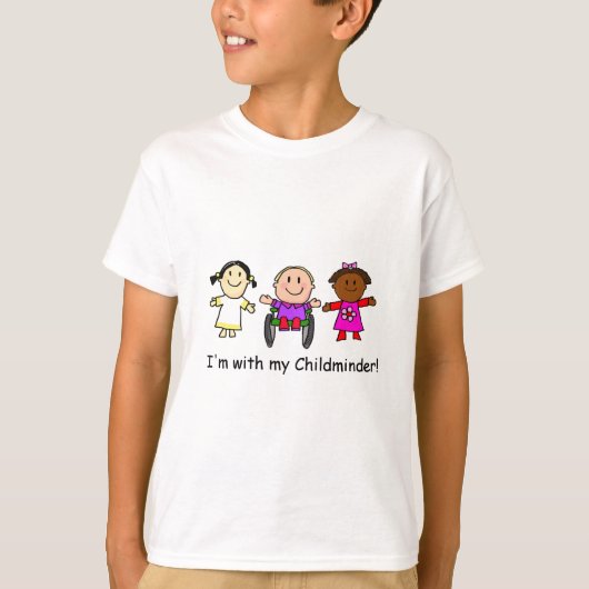 Ik ben bij mijn kinderherinnering t-shirt (Voorkant)