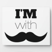 Ik ben bij Mustache Fotoplaat (Voorkant)