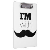 Ik ben bij Mustache Klembord (Rechts)