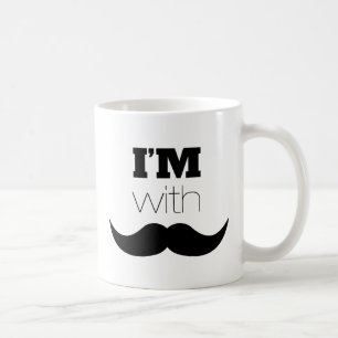 Ik ben bij Mustache Koffiemok