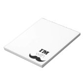 Ik ben bij Mustache Notitieblok (Gedraaid)