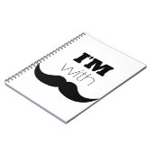 Ik ben bij Mustache Notitieboek (Linkerzijde)