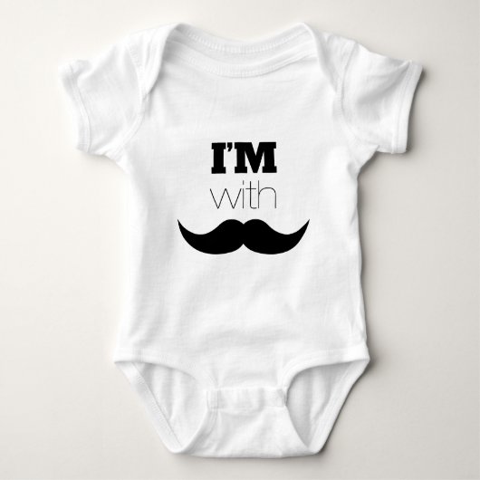 Ik ben bij Mustache Romper (Voorkant)