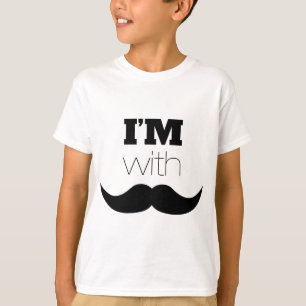 Ik ben bij Mustache T-shirt