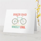 Ik ben Biker Dad Day Wheely Cooler fiets Bi Kaart (Gele Bloem)