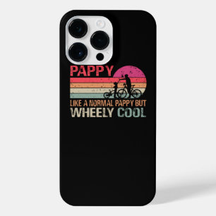 Ik ben Biker Pappy Fathers Day Wheely Cooler bicyc iPhone 14 Pro Max Hoesje
