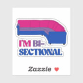 Ik ben Bisectional Sticker (Vel)