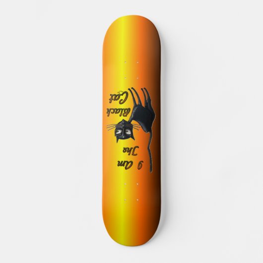 Ik ben Black Cat Skateboard (Voorkant)