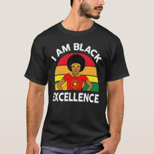 Ik ben Black Excellence African American History B T-shirt