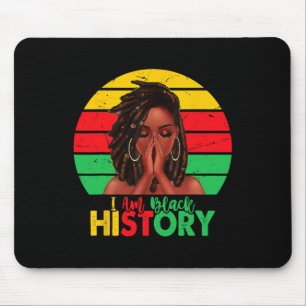 Ik ben Black History Month Afro-Amerikaanse Junete Muismat