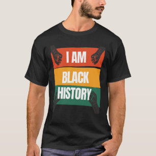 Ik ben Black History Month Afro-Amerikaanse leraar T-shirt