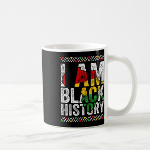 Ik ben Black History Month Afro-Amerikaanse trots Koffiemok
