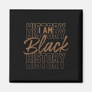 Ik ben Black History Month Afro-Amerikaanse trots  Magneet