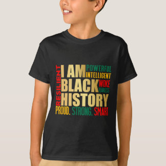 Ik ben Black History Month American African Pride  T-shirt