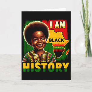 Ik ben Black History Month Jongeren Trots Afrikaan Kaart